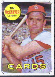 1969 Topps Baseball Cards      475     Tim McCarver